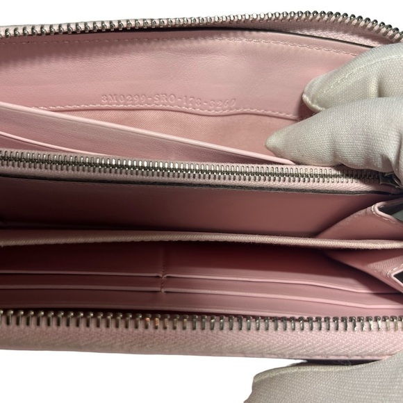 Fendi Leather Multicolor Rainbow Studded Zip Around Wallet in Santa Barbara pink - Picture 16 of 16